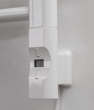 KRISS Nuvo 2 elvarmeelement D-profil 600W hvid