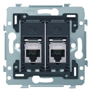 Dataudt 2xRJ45 cat.6A STP, PoE