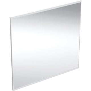 Geberit Option Plus Square spejl med lys 75 x 70 cm,  aluminium