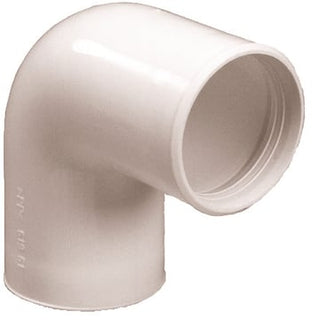Purus vinkel 90° 32 mm hvid PP/TPE