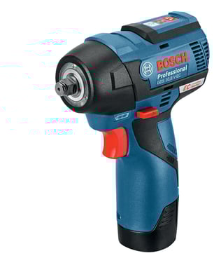 Blå Bosch 12V slagnøgle gds 115 solo