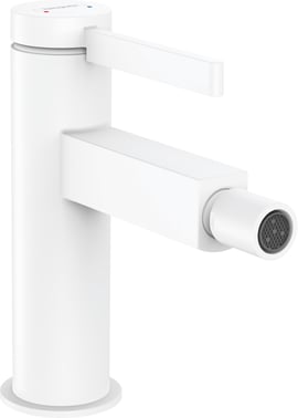 hansgrohe Finoris bidetarmatur m/push-open bundventil, mat hvid