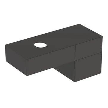 Geberit Variform vaskeskab 1200x510x550mm 3skuffer Lava spånplade lak