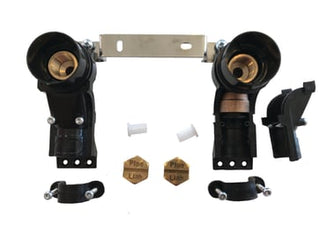 Unite koblingsdåse rødgods dobbelt push 15 mm x 12""