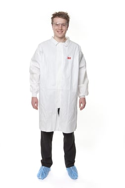 3M Laboratoriekittel 4440 hvid str M 50 stk