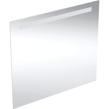 Geberit Option Basic Square spejl med lys 80 x 70 cm, aluminium