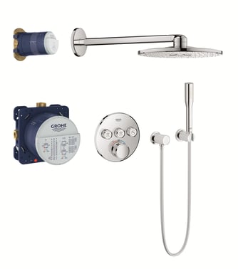 GROHE Grohtherm SmartControl sampak indbyg., rund 3SC, krom