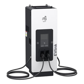 Lynladestation, EVlink Pro DC, 120kW, CCS2 + CCS2 ladestik, 7,5m kabel uden kabelstyringssystem