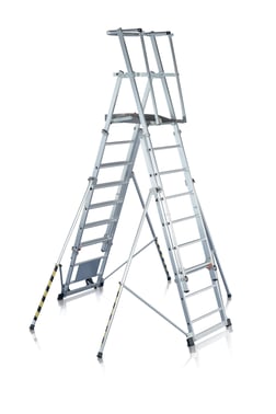 Teleskop platformstige 12 trin 3,15 m