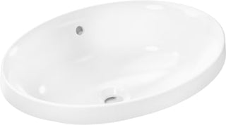 hansgrohe Xuniva D nedfældet håndvask 550/400 u/hh m/overløb, hvid