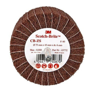 3MTM Combi børste 450 CB-ZS, P60, 75 mm x 45 mm x 6 mm, 10 stk/pak, PN03772