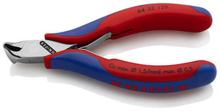 Knipex forbidetang elektronik 120 mm med 15° vinklede kæber