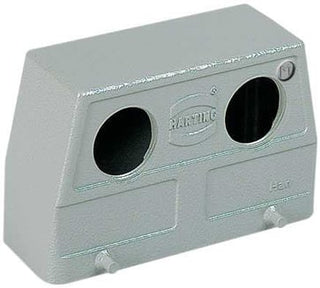 Han B hood angled entry 4 PEGS 2X M25