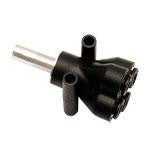 Dobbelt Y-Stykke  4mm 6mm 3143