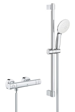 GROHE GRT 800 Cosmo term + brusestangsæt 600 mm, krom