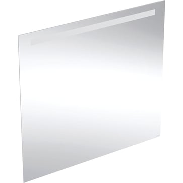 Geberit Option Basic Square spejl med lys 100 x 90 cm, aluminium