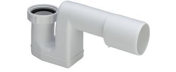 Viega vandlås 112"" x 40/50 mm plast hvid