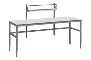 WFI arbejdsbord XS m/hylde & papirafriver 2000x800 mm