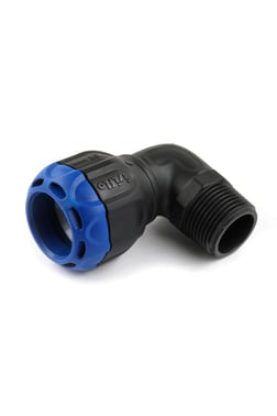 Isiflo Sprint vinkel med nippel 40 mm x 1 1/4""