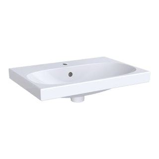 Geberit Acanto håndvask 600x168x422mm t/møbel/bolt hvid porcelæn