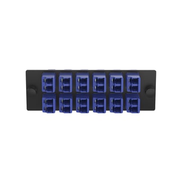 FAP adaptermodul med 12x LC OS2 duplex blå