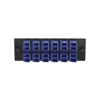FAP adaptermodul med 12x LC OS2 duplex blå