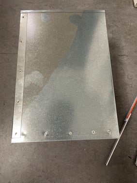 Galv Affaldsbeholder firkantet 21L