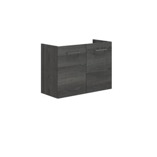 Vaskeskab m/2 låger 57,6x80x35 cm, glat, pine grey