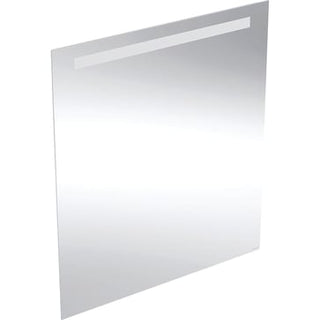 Geberit Option Basic Square spejl med lys 80 x 90 cm, aluminium