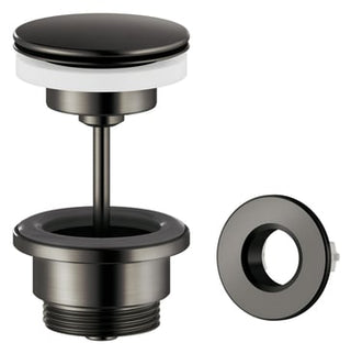 Damixa bundventil Ø63mm 1 1/4"" push-up børstet grafitgrå PVD
