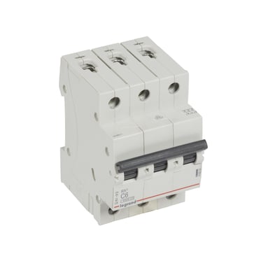 RX3 MCB automatsikring C6 3pol 3M 6000A