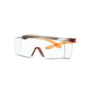 3M SecureFit 3700 Overbrille orange Scotchgard klar SF3701SGAF-ORG