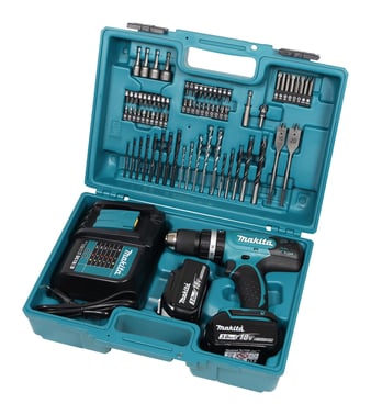 Makita 18V Slagboremaskine DHP453SFX4 2x3,0Ah kulfri