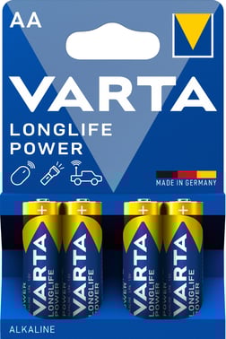 Varta Batteri Longlife Power AA 4 stk
