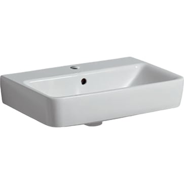 Geberit Renova Compact håndvask t/møbel, 550 x 370 x 170 mm, hvid porcelæn KeraTect