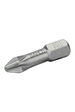 Bahco 1/4"" bits i rustfrit stål til Phillips PH1 skruer - 2 stk.