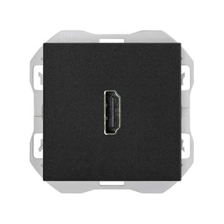 Simon 270 HDMI 2.0 udtag F-F mat sort