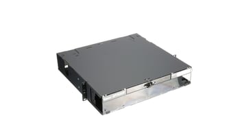 19"" Fiberboks for 8x modul ((FAP)) 2U sort