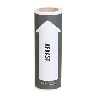 Pipecode rørmærke AFKAST 160 mm x 10 m