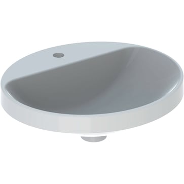 Geberit Variform håndvask 500x450x178mm nedf hvid porcelæn KeraTect