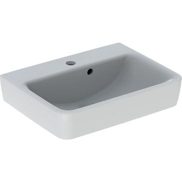 Geberit Renova Plan håndvask, 500 x 480  x 165 mm, hvid porcelæn