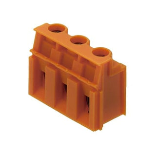 2 polet print stik ((Board)) 7.50 mm pitch 3.2mm loddeben 90° orange LP 7.50/02/90 3.2SN OR BX