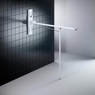 VALUE toiletstøtte 850 mm med ben højdejusterbar hvid
