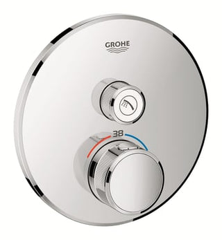 GROHE Grohtherm SmartControl termostat udv. del, rund 1SC, krom