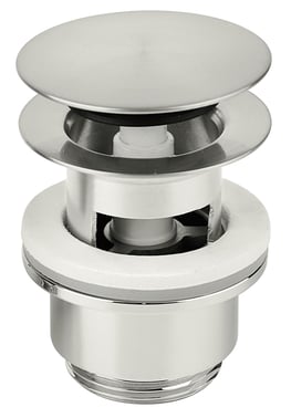 Damixa bundventil med klik-funktion steel (pvd)