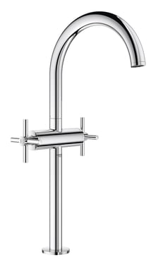 GROHE Atrio New Classic togrebs håndvaskarmatur, 180 mm tud, m/løft-op bv, krom