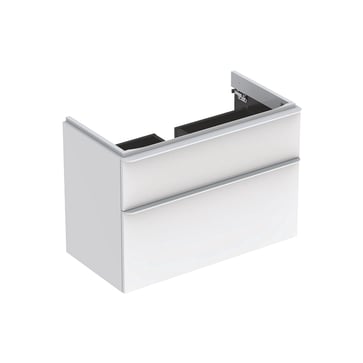 Geberit Smyle vaskeskab 884x617x470mm 2skuffer hvid spånplade lak