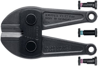 Knipex reserveknivhoved til 71 72 910 komplet med skruer