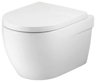 Pressalit Comfort D2 sampak m/væghængt toilet og toiletsæde hvid