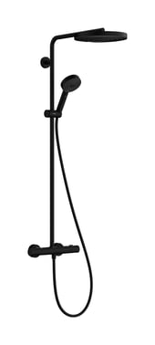 hansgrohe Pulsify S Puro termostatbatteri kunststof/metal ø260mm/1,6m sl m/hovedbr.arr mat sort